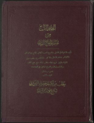 تفسير روح البيان /‪‪‪‪‪‪‪ v.4 — غلاف