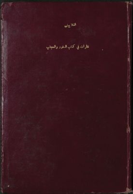 نظرات في كتاب السفور و الحجاب المنسوب إلى الآنسة نظيرة زين الدين /‪‪‪‪‪‪‪ — غلاف