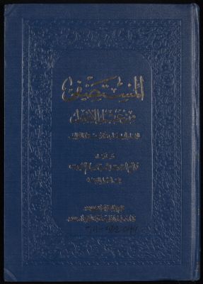 المستصفى من علم الأصول v.2 — غلاف
