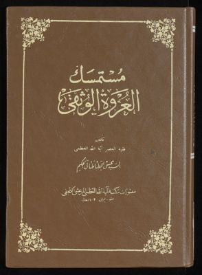 مستمسك العروة الوثقى v.13 — غلاف