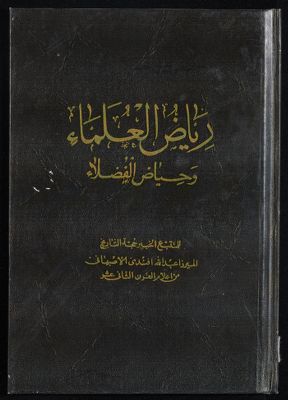 رياض العلماء وحياض الفضلاء juz 4 — غلاف