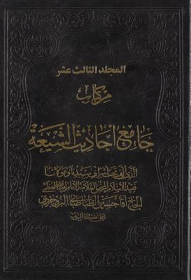 هو المعين من كتاب جامع احاديث الشيعة / mujallad 13 — غلاف