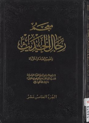 معجم رجال الحديث وتفصيل طبقات الرواة juz 15 — غلاف