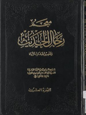 معجم رجال الحديث وتفصيل طبقات الرواة juz 20 — غلاف