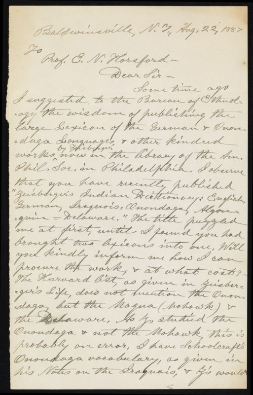 Beauchamp, William Martin: Baldwinsville, NY