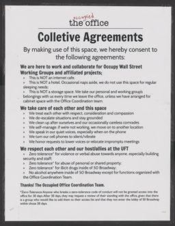 Office space collective agreement